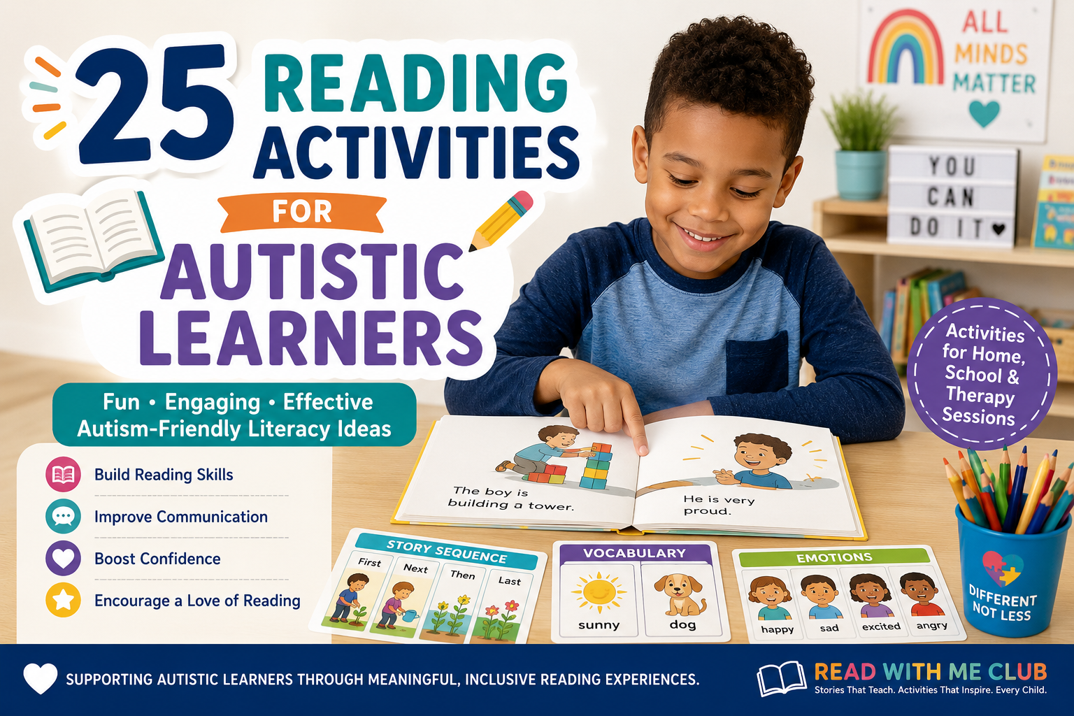reading activities for autistic learners