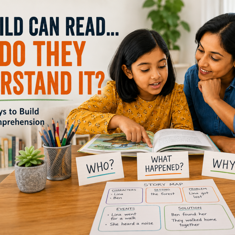 how to help a child understand what they read